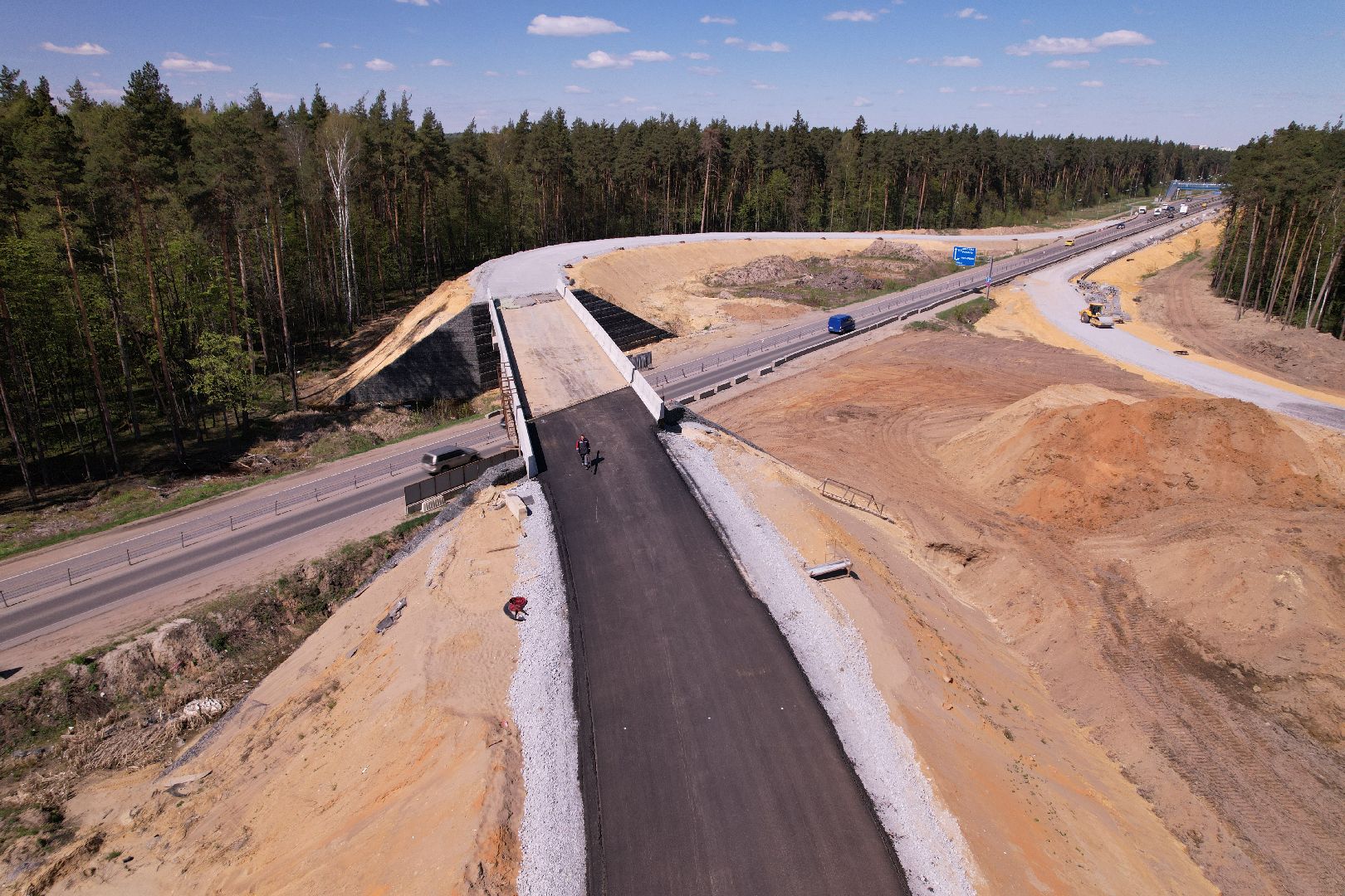 видео с коптера, юла, дороги подмосковья,