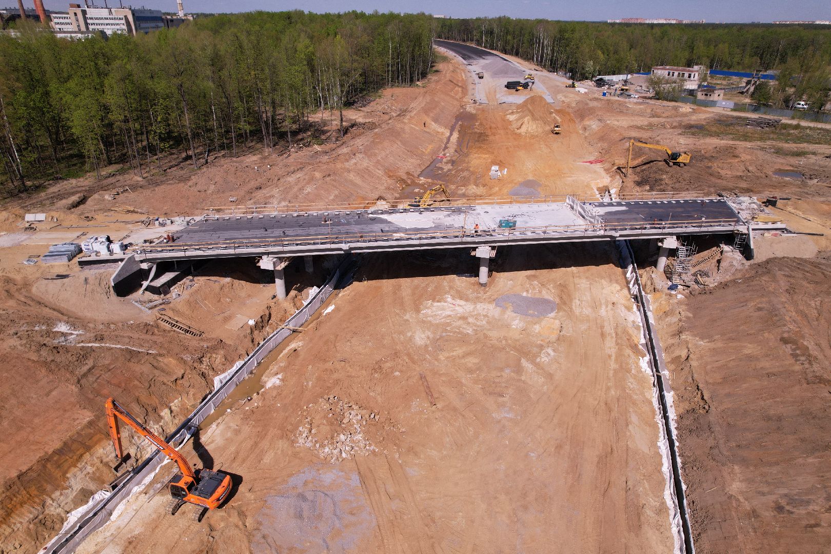 видео с коптера, юла, дороги подмосковья,