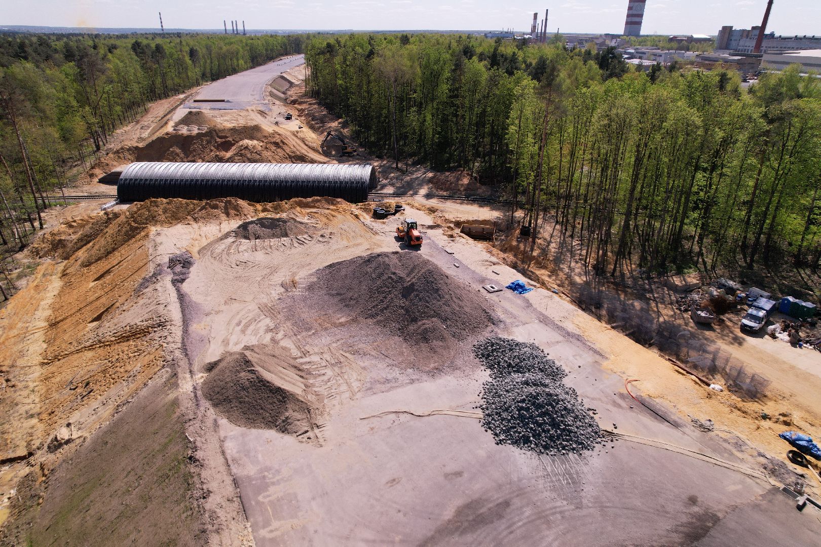 видео с коптера, юла, дороги подмосковья,