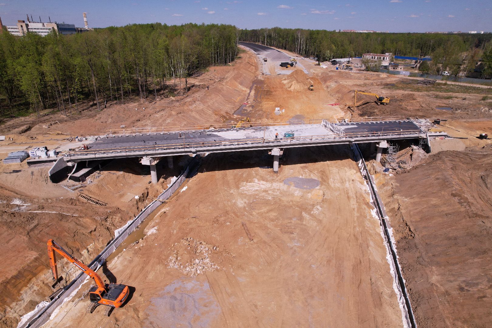 видео с коптера, юла, дороги подмосковья,