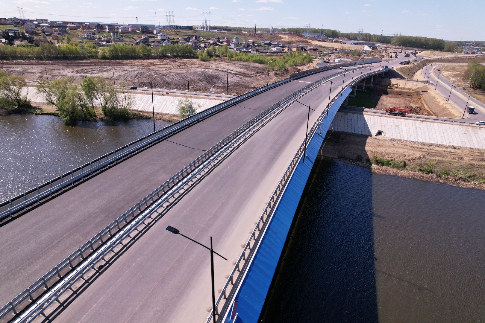 видео с коптера, юла, дороги подмосковья,
