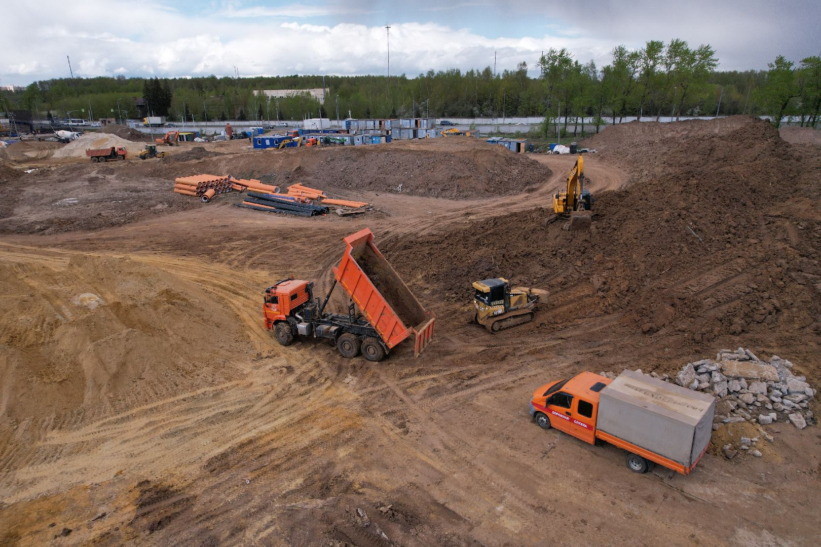 видео с коптера, дороги подмосковья, володарское шоссе,