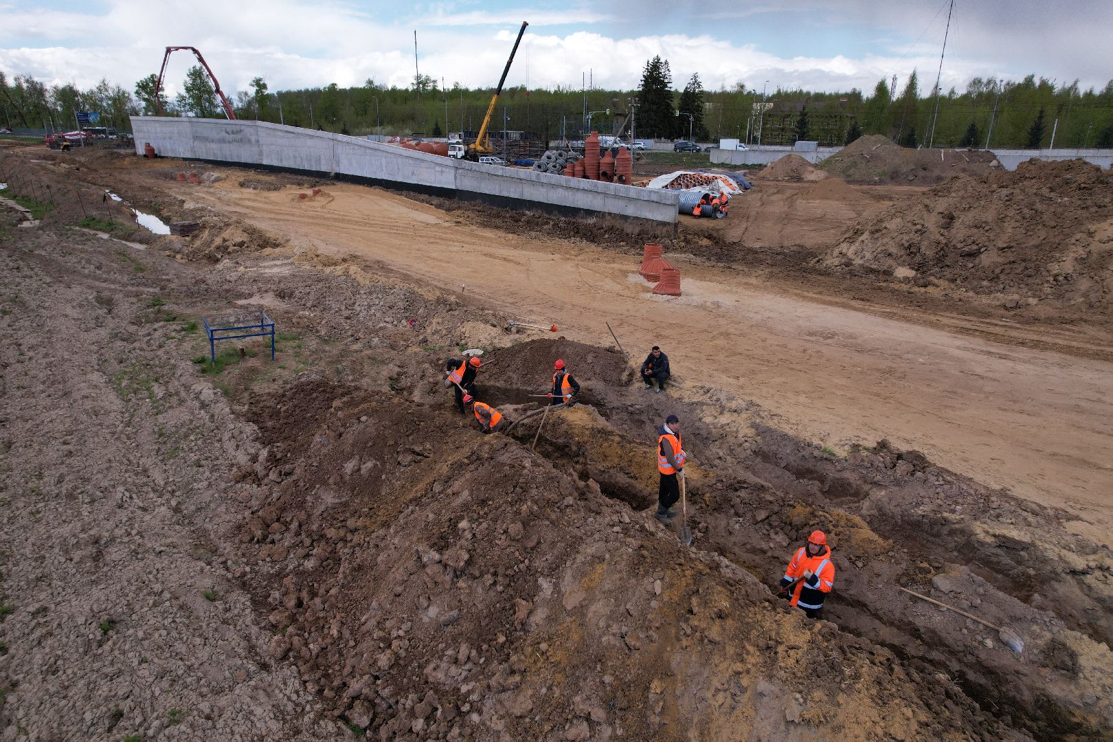видео с коптера, дороги подмосковья, володарское шоссе,