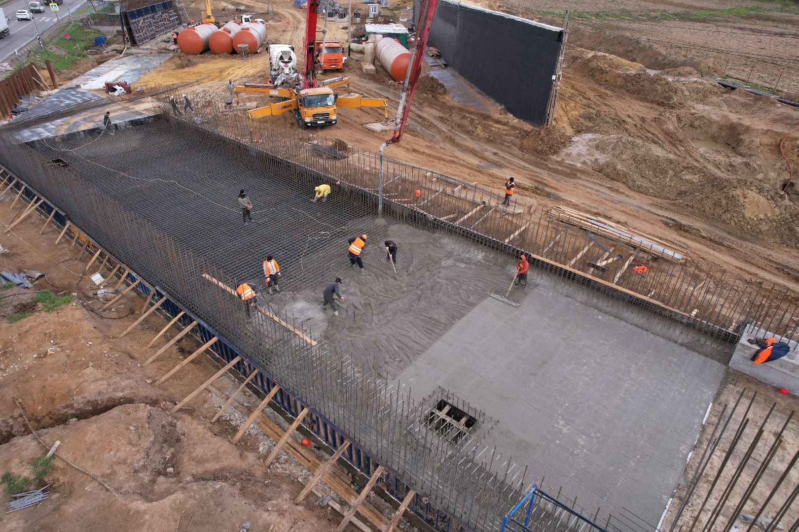 видео с коптера, дороги подмосковья, володарское шоссе,