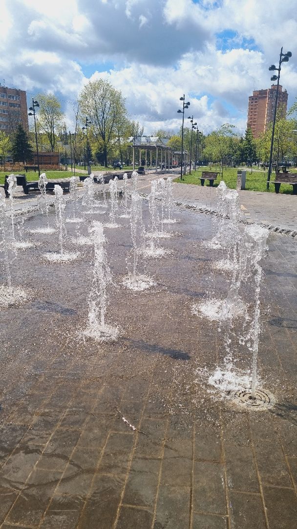 Подмосковье, Ивантеевка, фонтаны, благоустройство