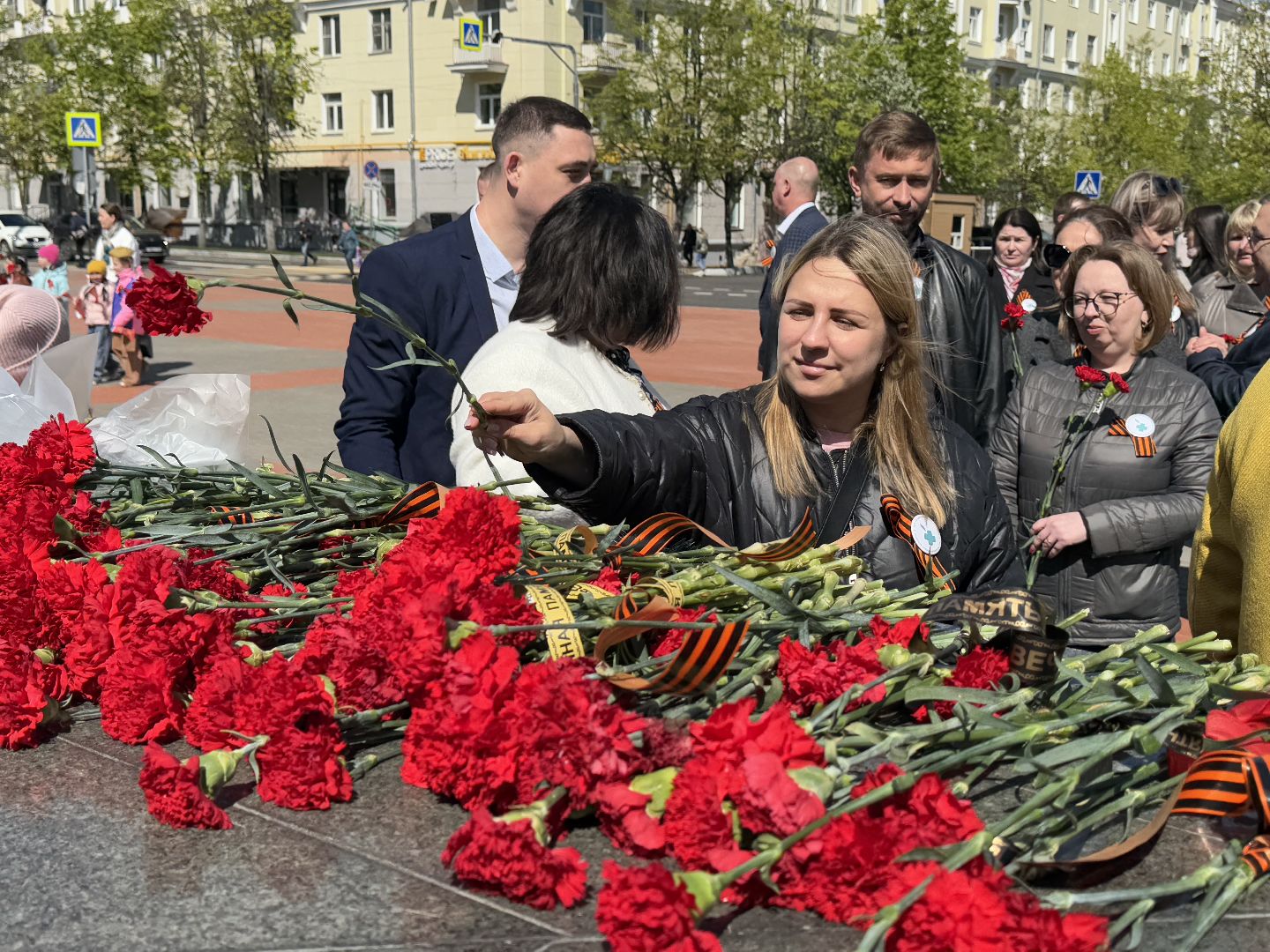 балашихинская больница, балашиха, акция памяти, площадь славы, площадь славы балашиха,