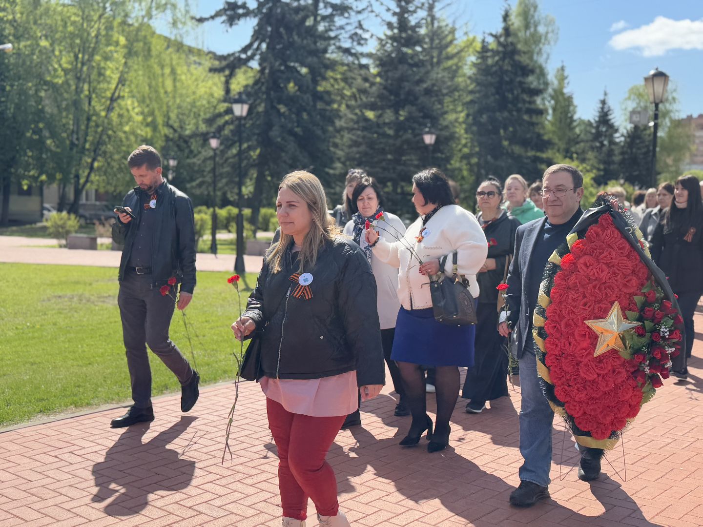 балашихинская больница, балашиха, акция памяти, площадь славы, площадь славы балашиха,