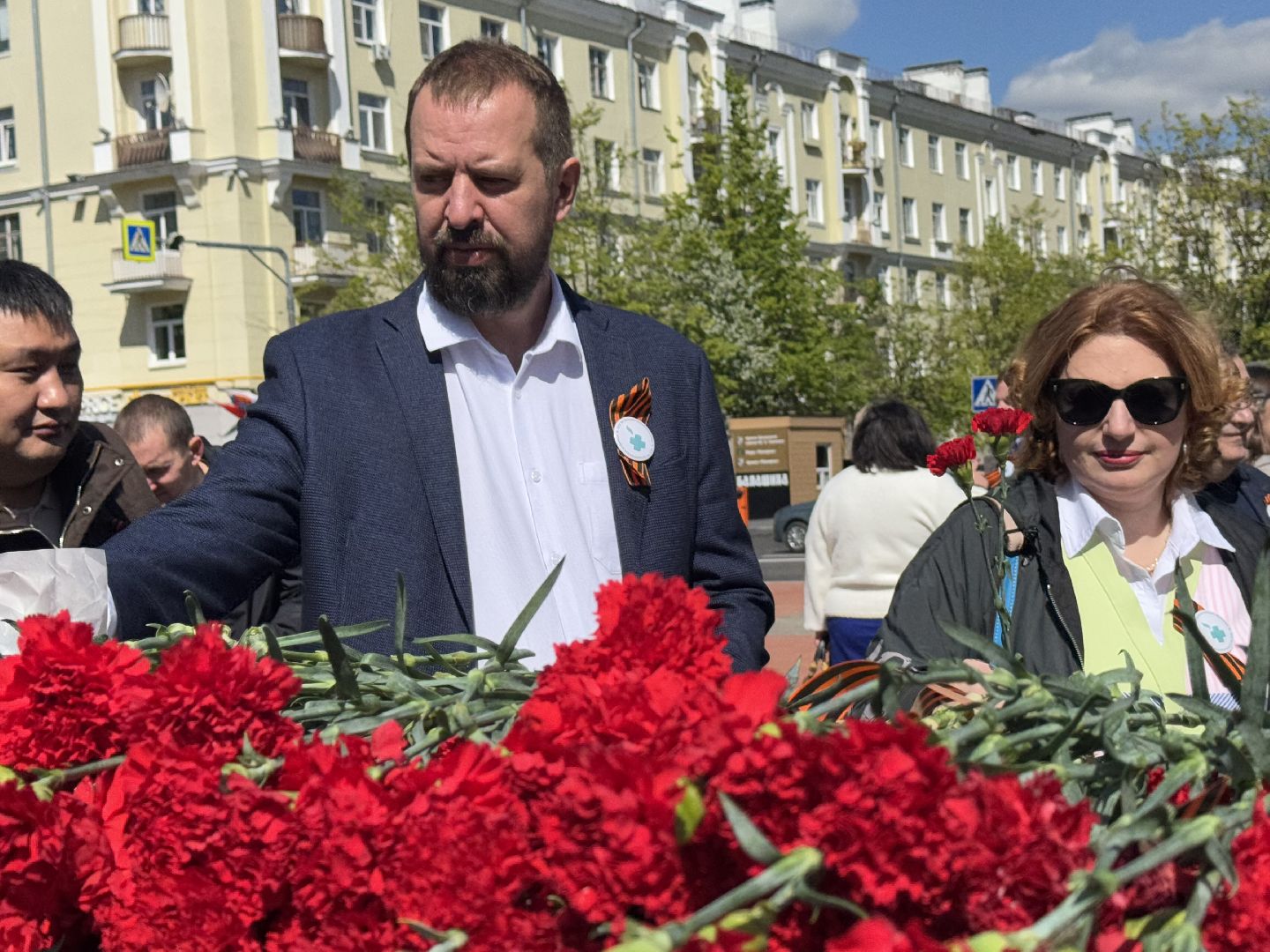 балашихинская больница, балашиха, акция памяти, площадь славы, площадь славы балашиха,
