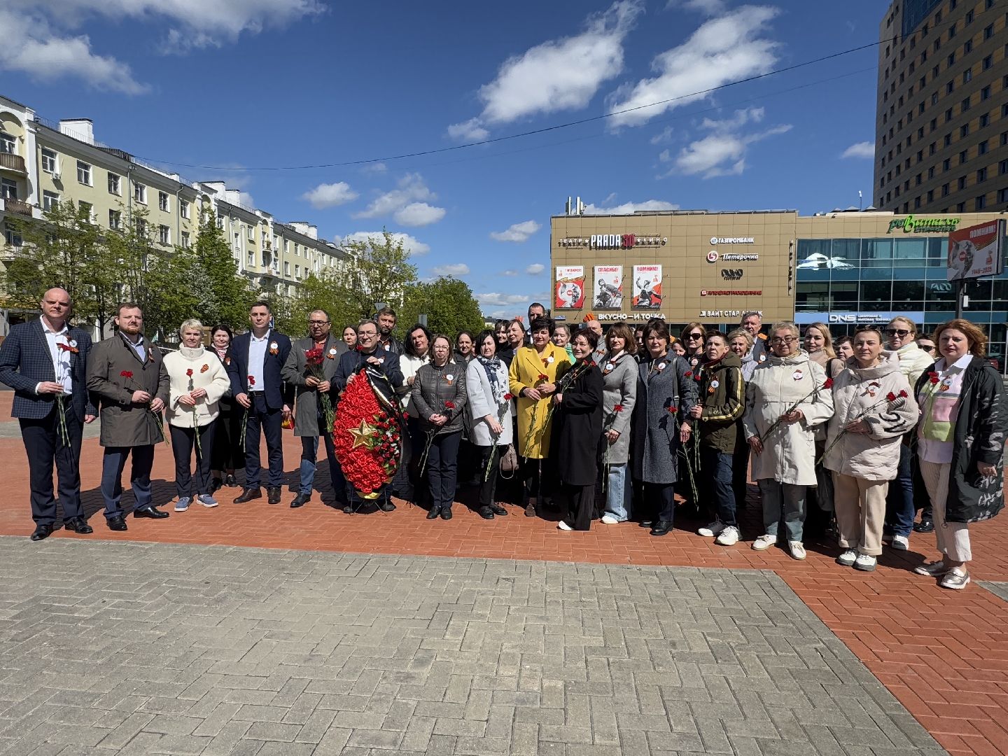 балашихинская больница, балашиха, акция памяти, площадь славы, площадь славы балашиха,