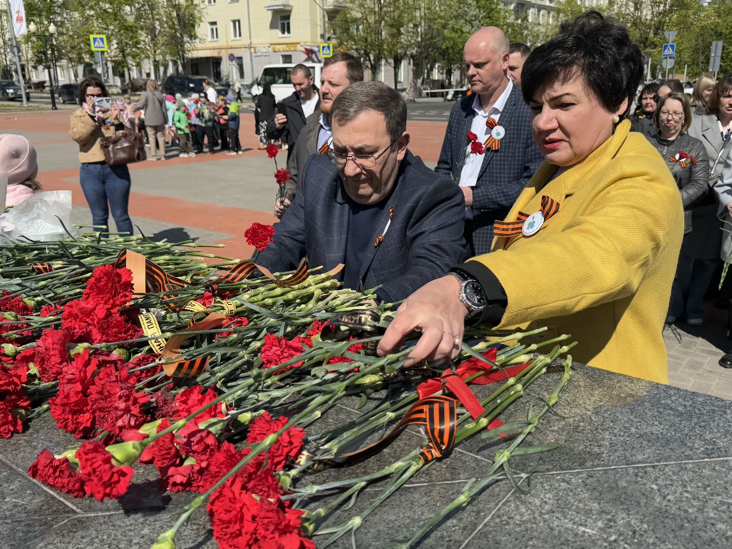 балашихинская больница, балашиха, акция памяти, площадь славы, площадь славы балашиха,