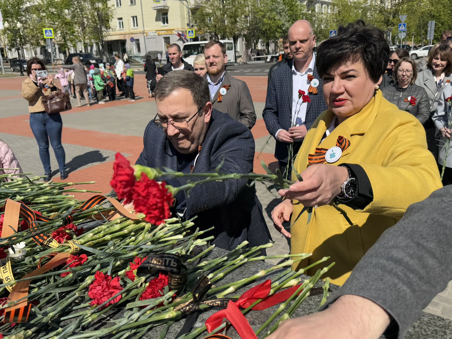 балашихинская больница, балашиха, акция памяти, площадь славы, площадь славы балашиха,