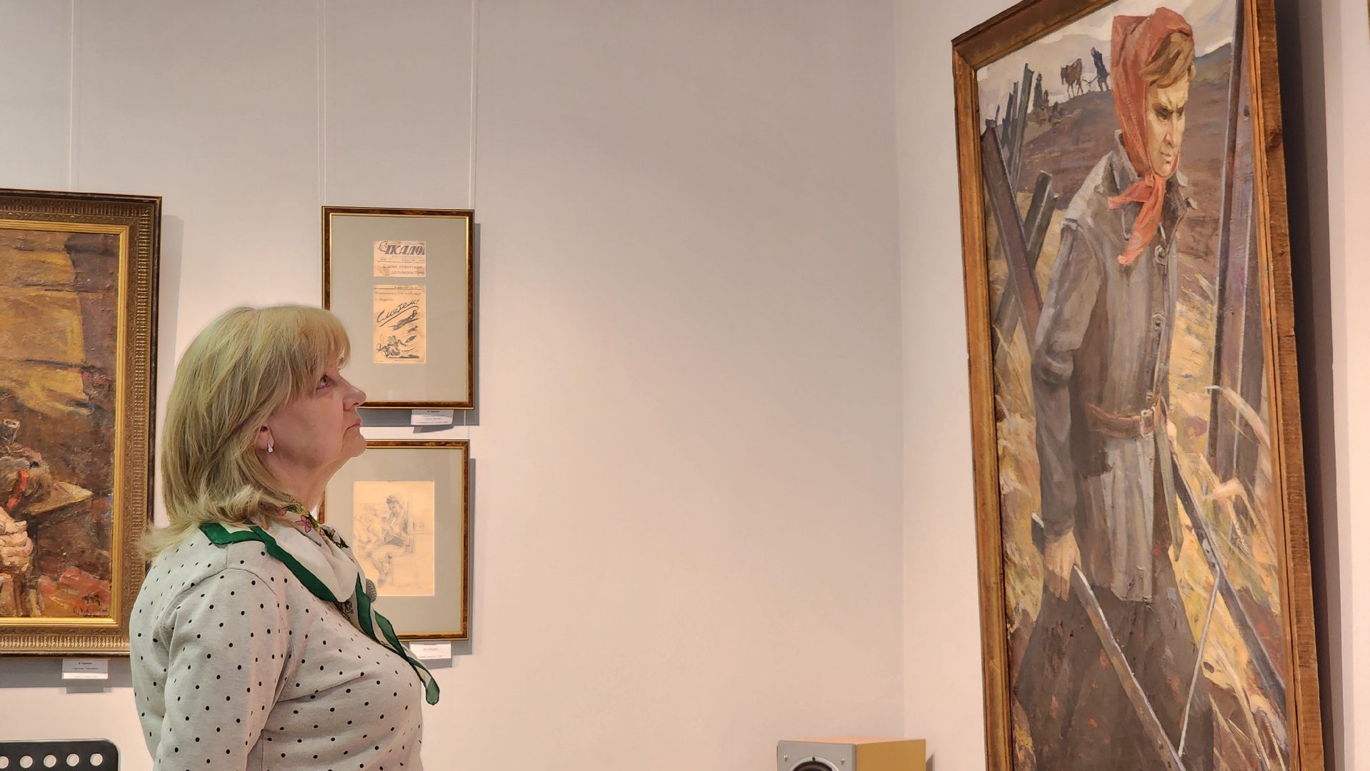 Картины , 80 - летие победы, Выставка , Лобня,