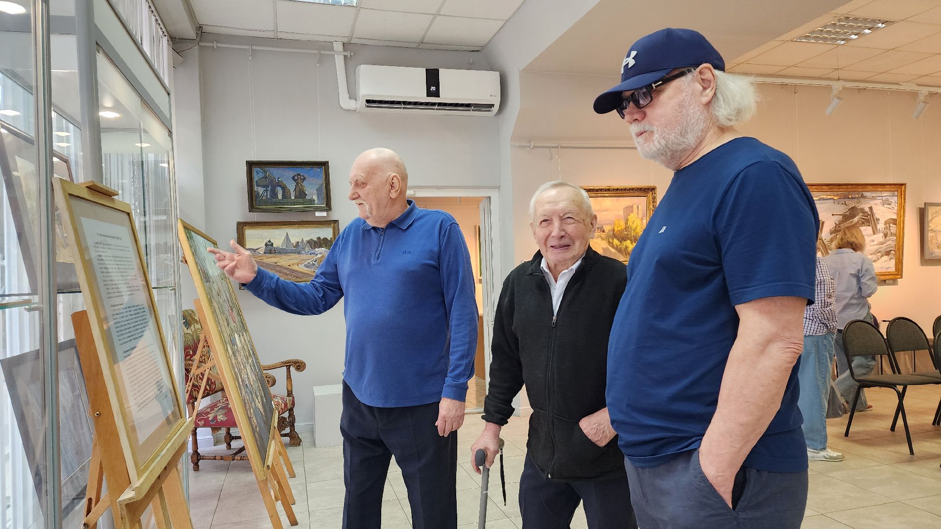 Картины , 80 - летие победы, Выставка , Лобня,