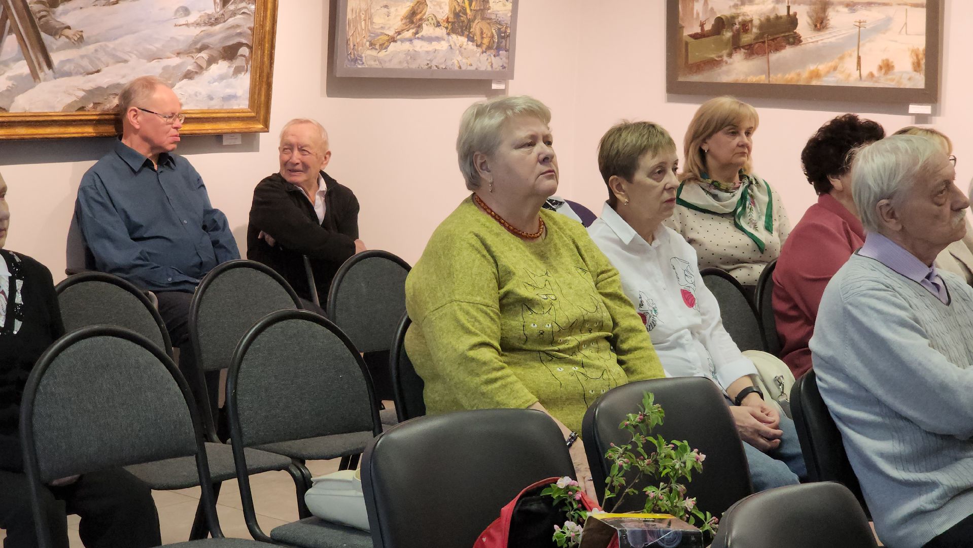 Картины , 80 - летие победы, Выставка , Лобня,