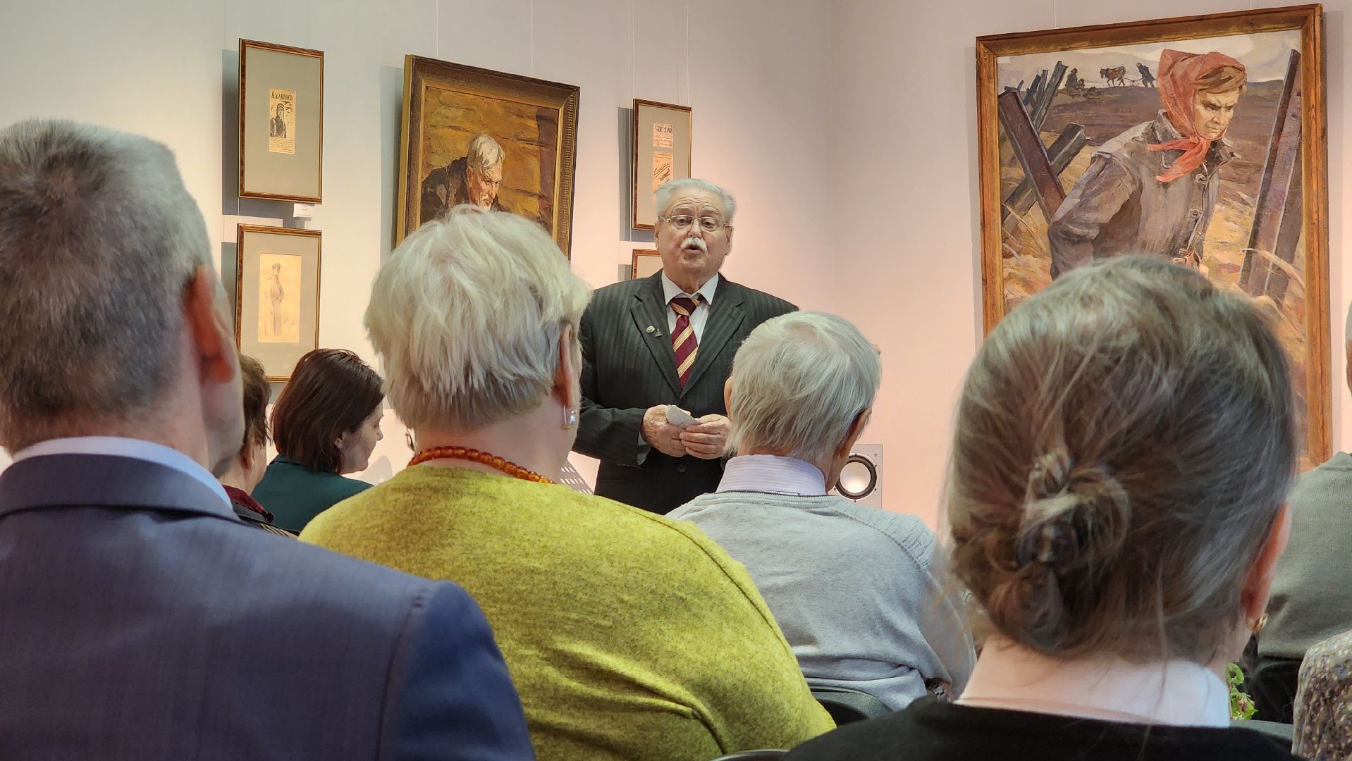 Концерт , 80 - летие победы, Лобня, художественная галерея,