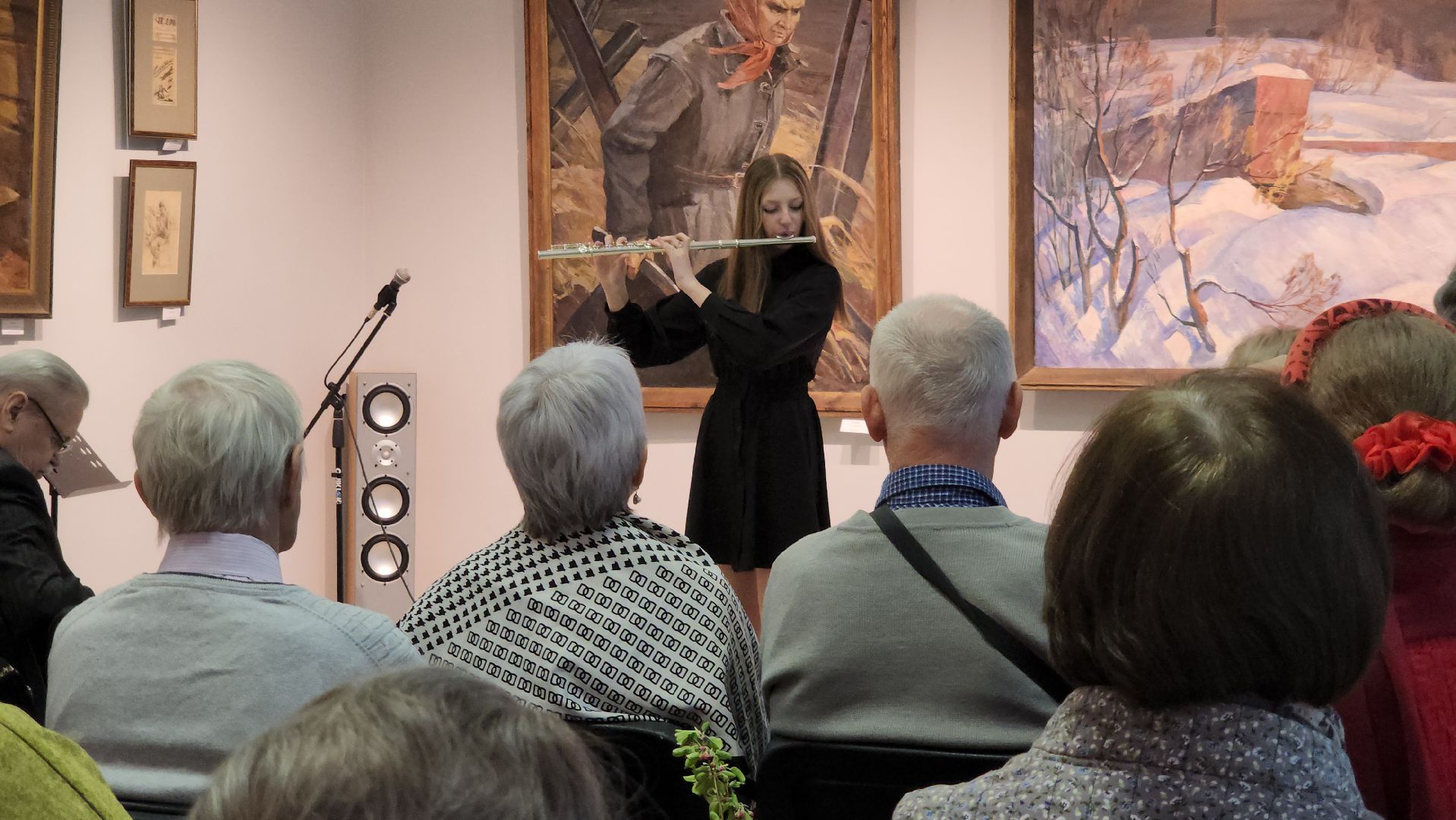 Концерт , 80 - летие победы, Лобня, художественная галерея,