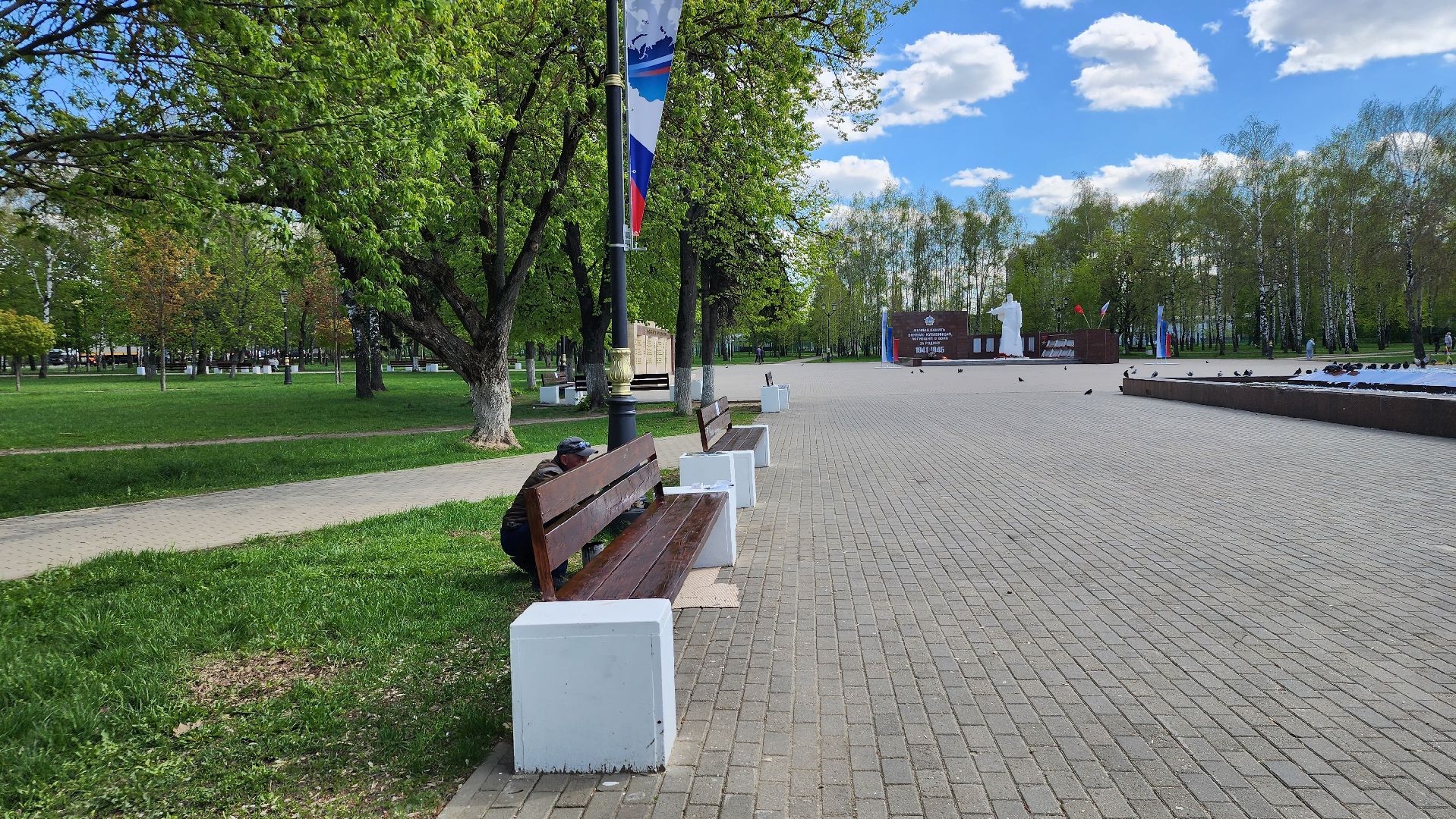 уборка города, день победы, сквер боевой славы, старая купавна, богородский городской округ,