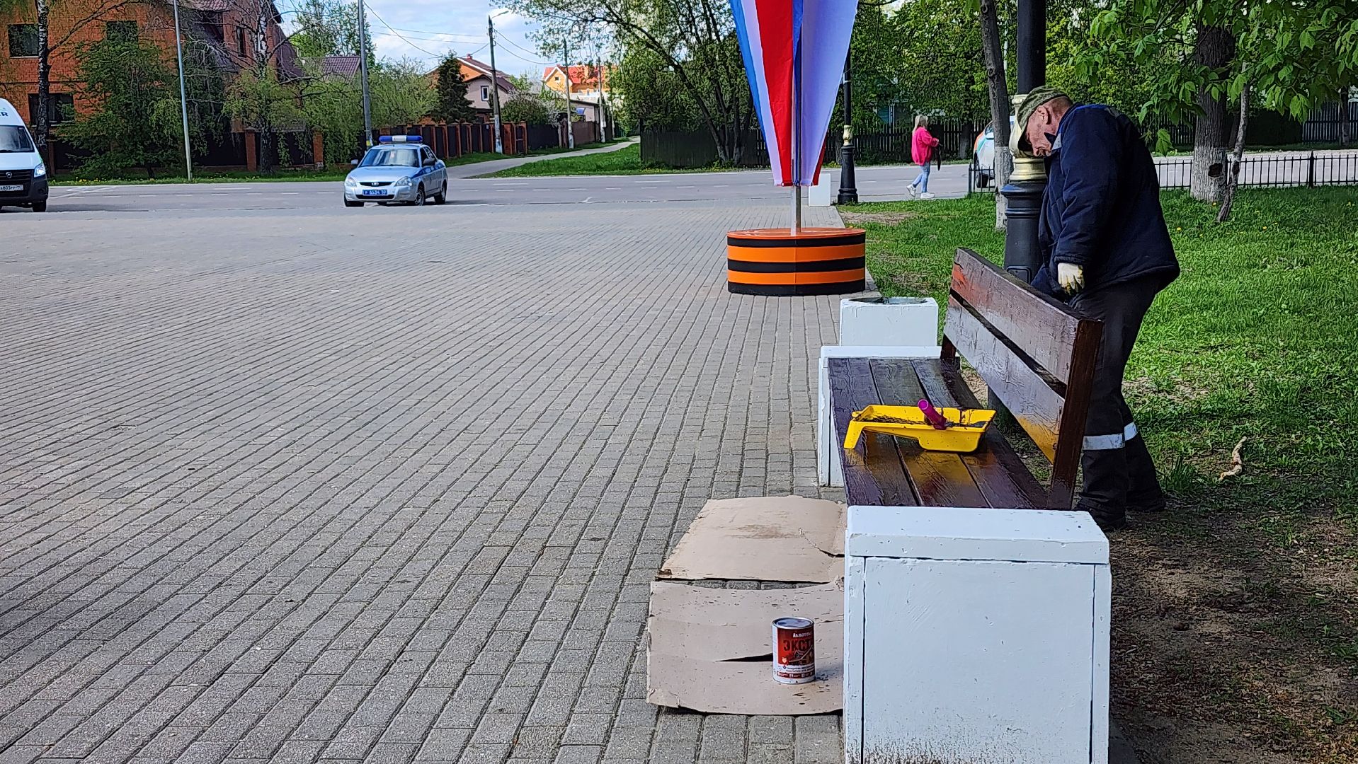 уборка города, день победы, сквер боевой славы, старая купавна, богородский городской округ,