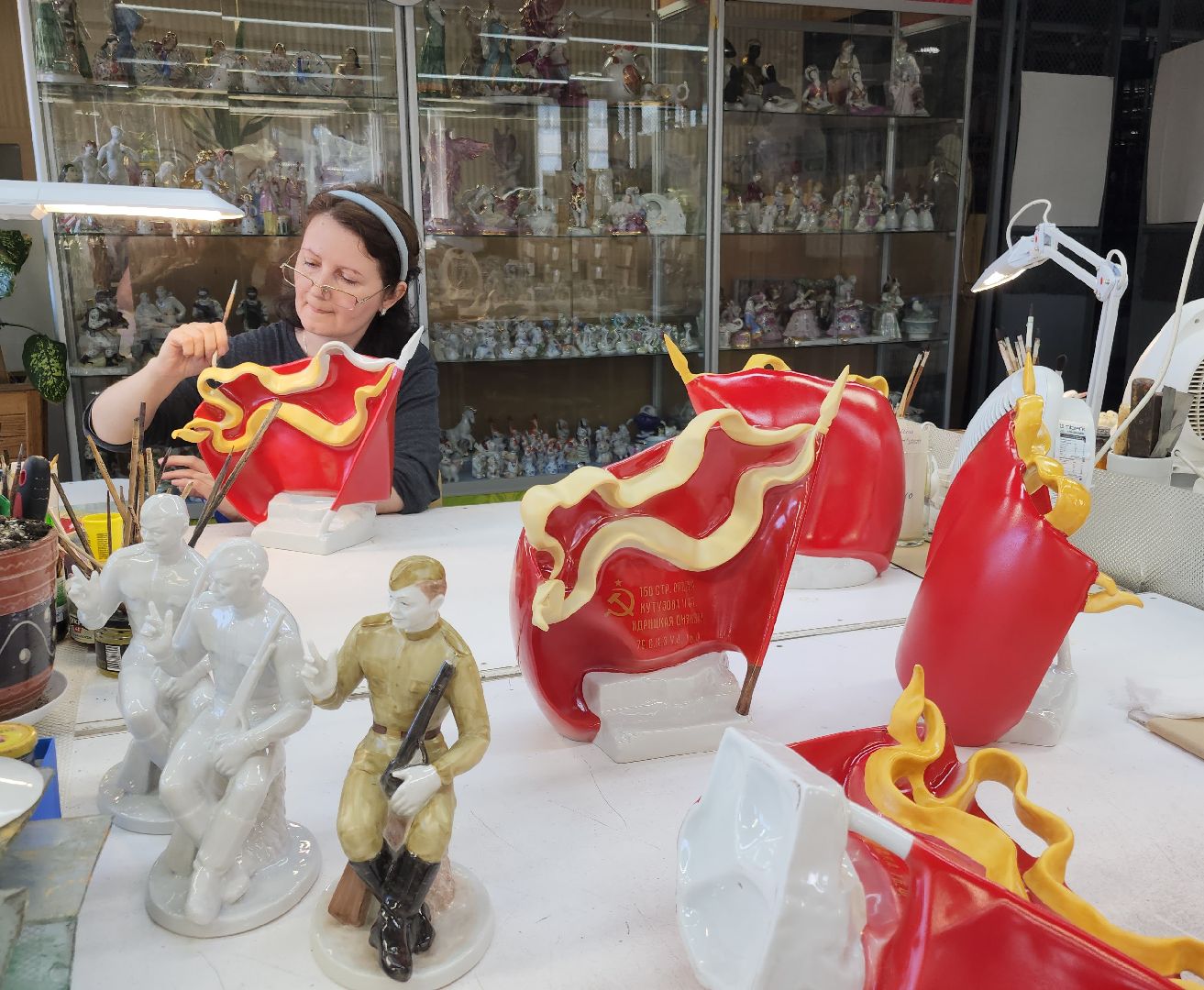 дулевский фарфор, орехово-зуевский округ, 80 лет победе,