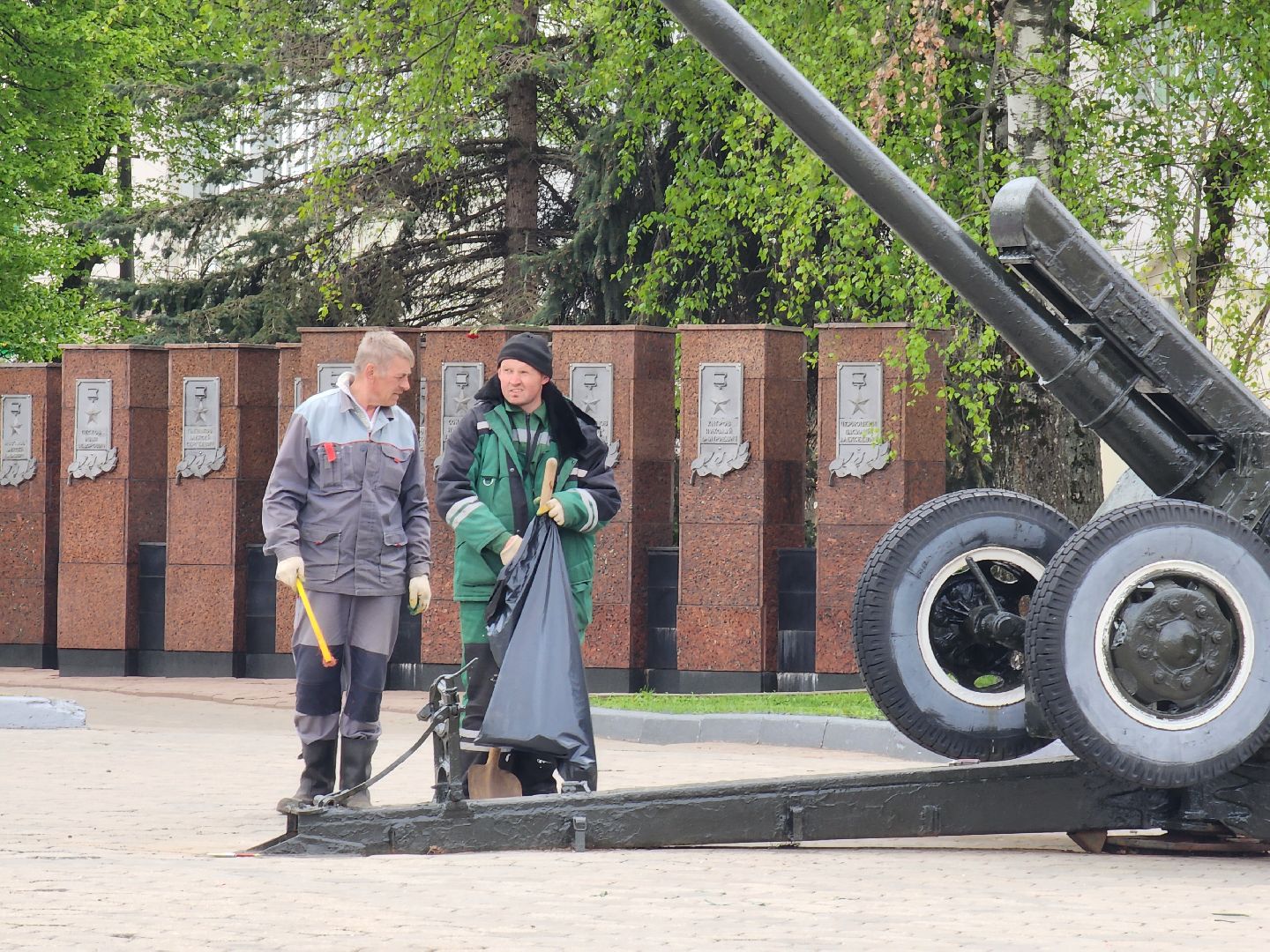 ногинск, благоустройство, площадь победы, жители, общество, коммунальщики, 9 мая,