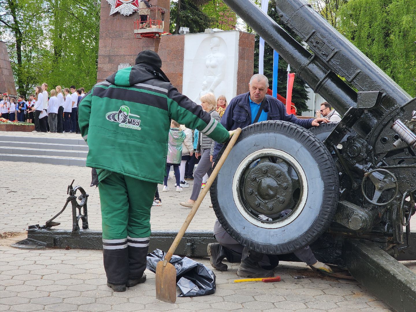 ногинск, благоустройство, площадь победы, жители, общество, коммунальщики, 9 мая,
