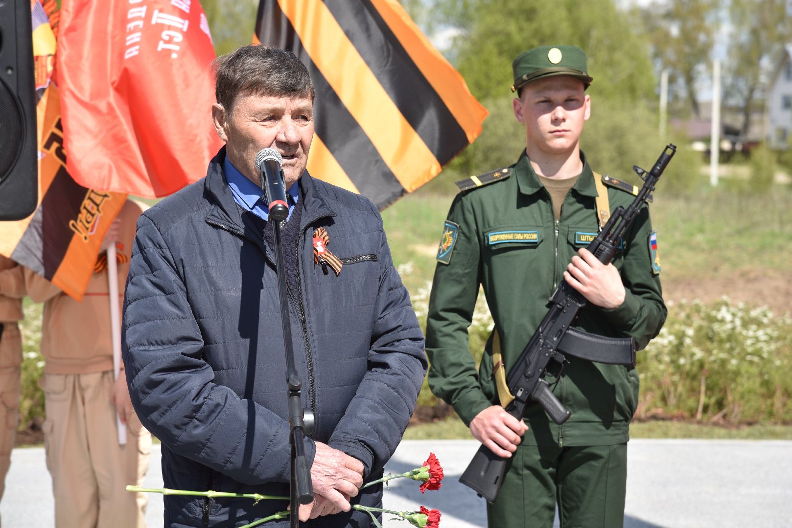 лотошино, стела населенный пункт воинской доблести, день победы,