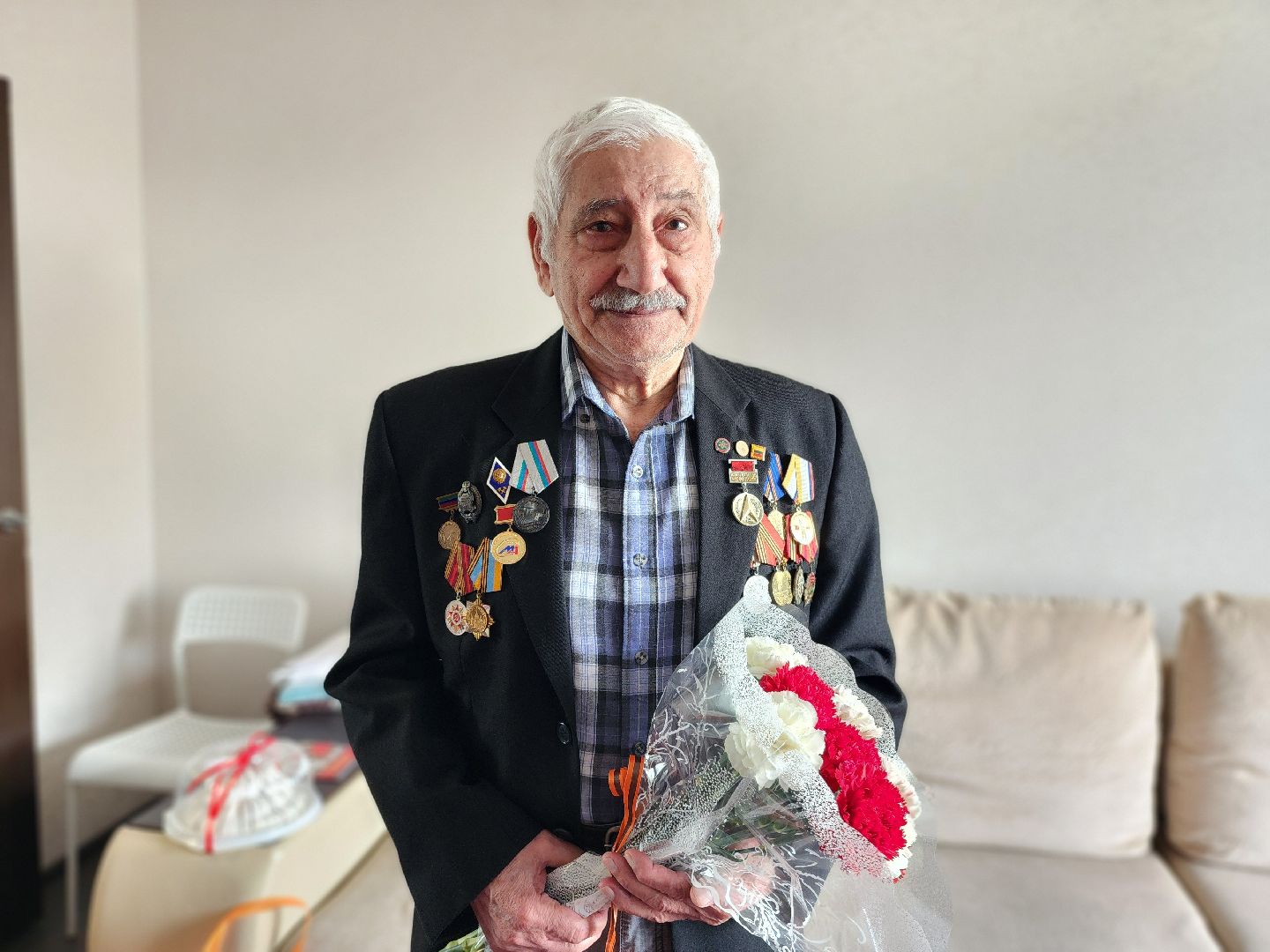 фрязино, ветераны великой отечественной войны, 80-летие великой победы, поздравление ветерана,