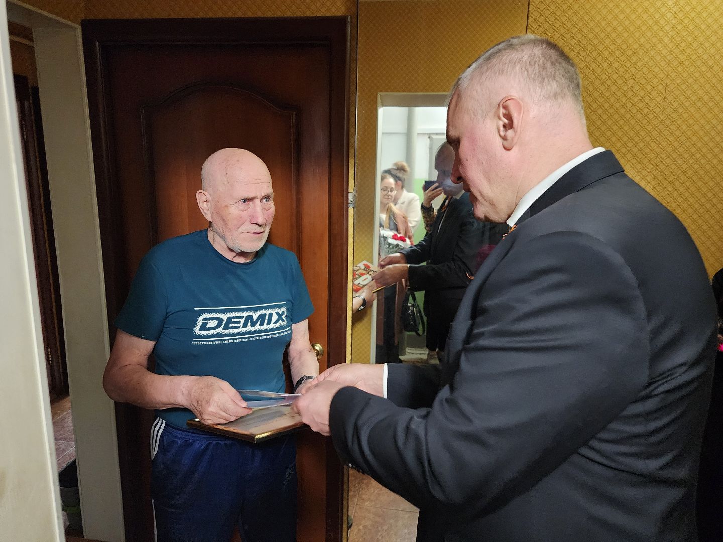 фрязино, ветераны великой отечественной войны, 80-летие великой победы, поздравление ветерана,