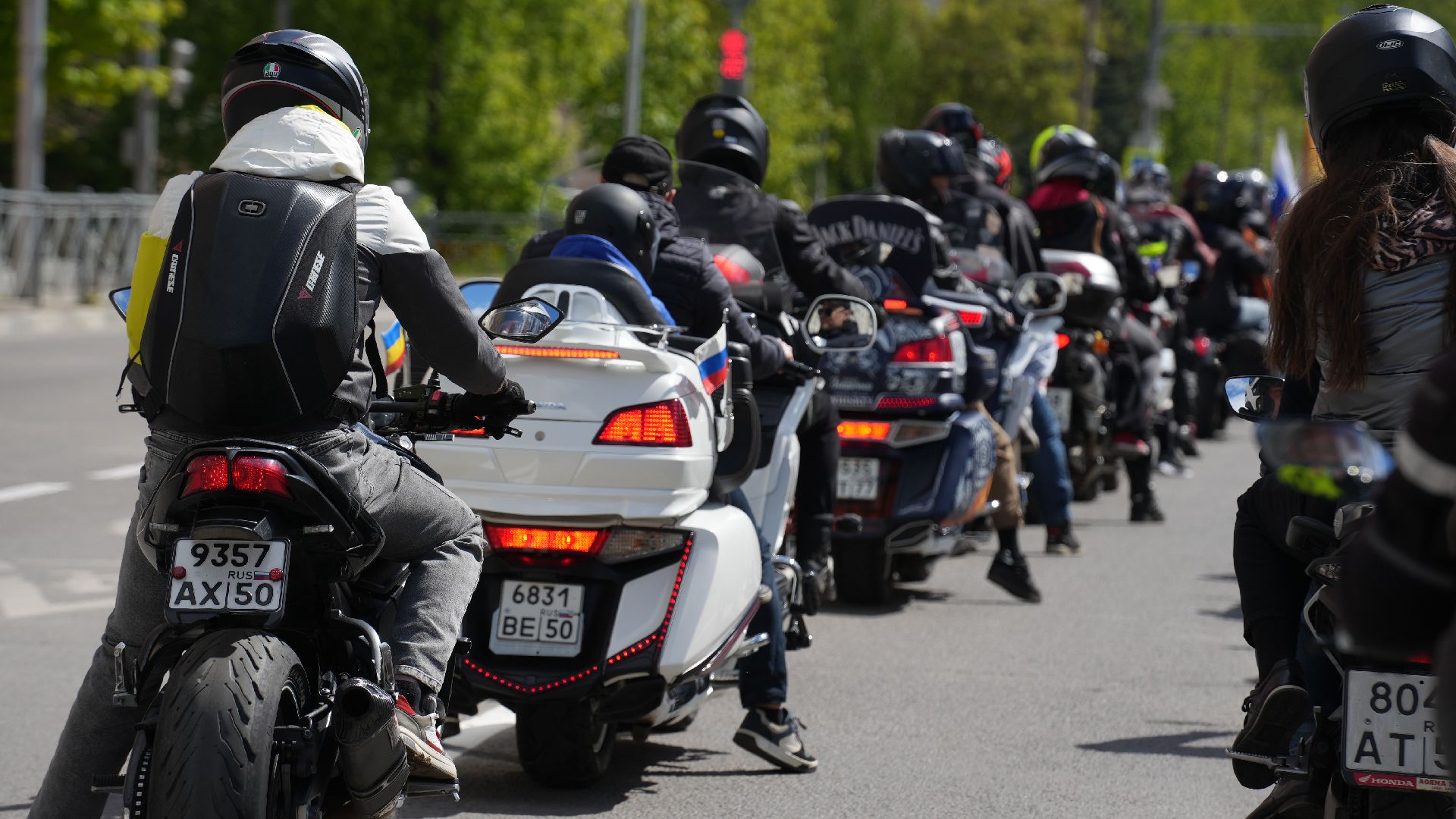 день победы , мотопробег ,