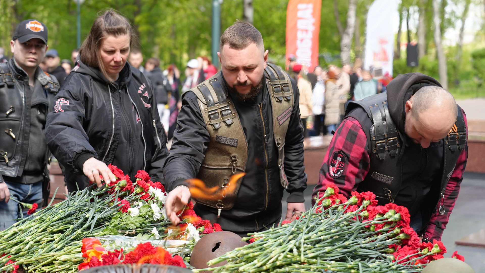 день победы , мотопробег ,
