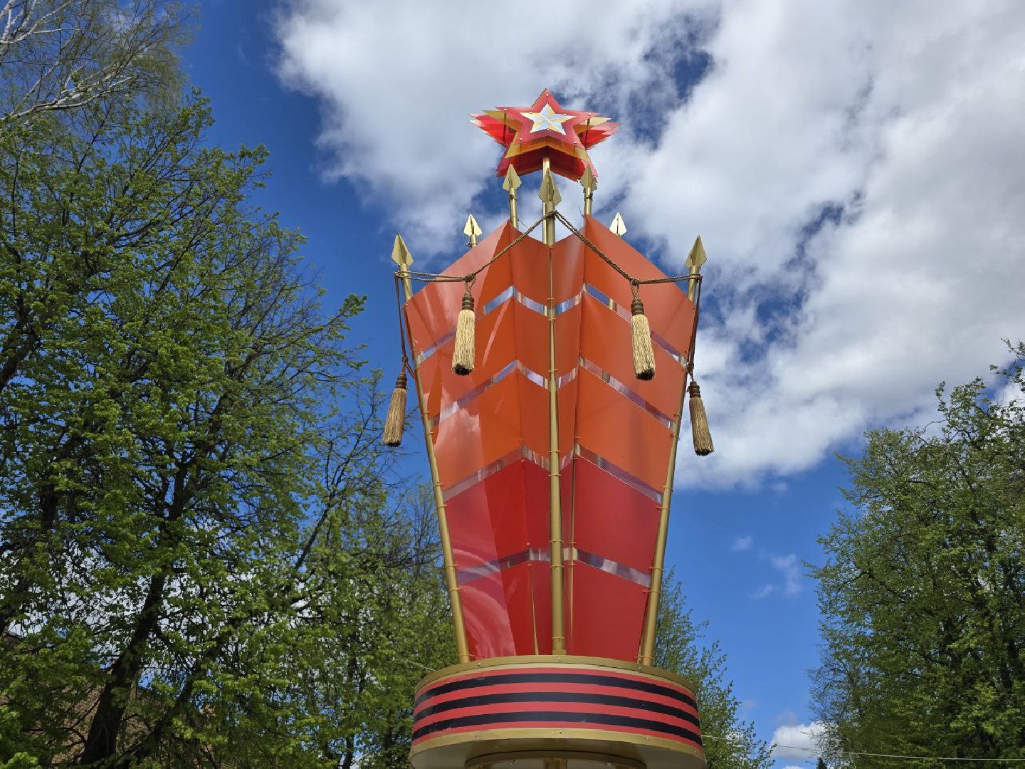 можайск, можайский муниципальный округ, подмосковье, день победы, благоустройство, украсили округ к 9 мая,