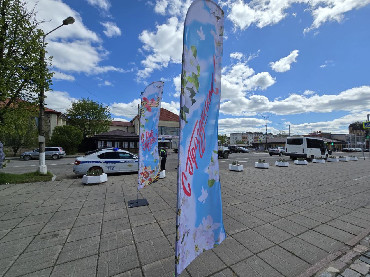 можайск, можайский муниципальный округ, подмосковье, день победы, благоустройство, украсили округ к 9 мая,