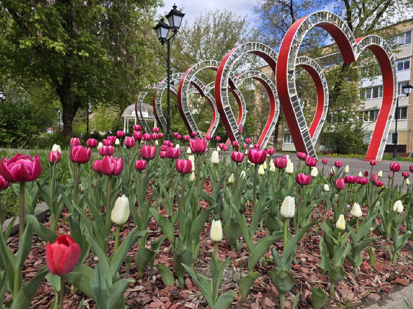 можайск, можайский муниципальный округ, подмосковье, день победы, благоустройство, украсили округ к 9 мая,