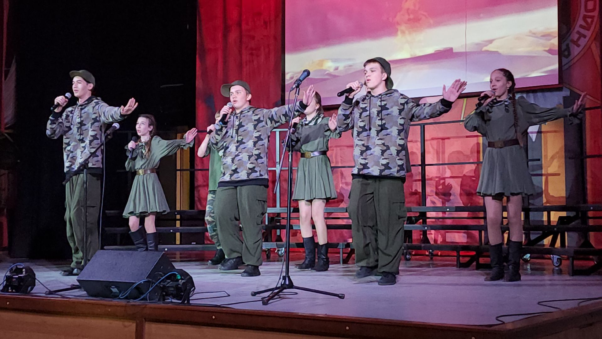 пушкино, день победы, концерт, детская школа искусств, песни военных лет, песни о родине, концерт ко дню победы,