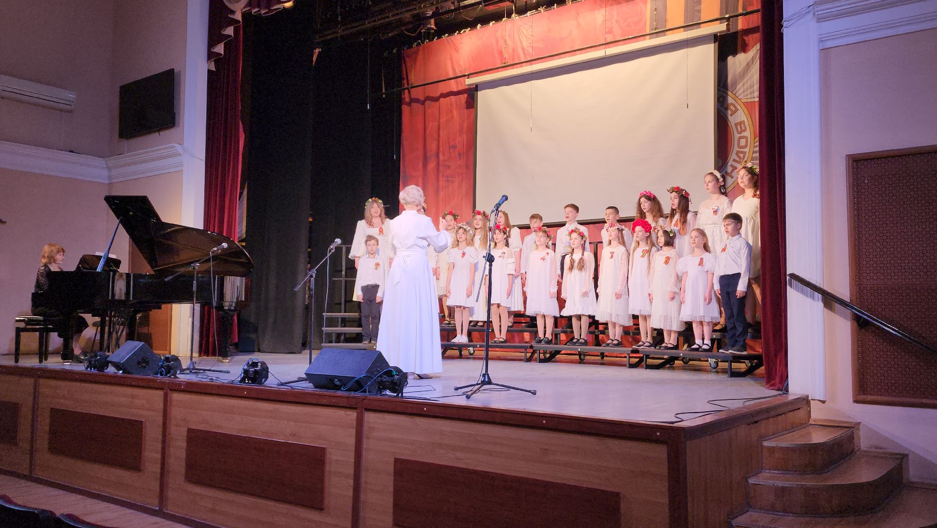 пушкино, день победы, концерт, детская школа искусств, песни военных лет, песни о родине, концерт ко дню победы,