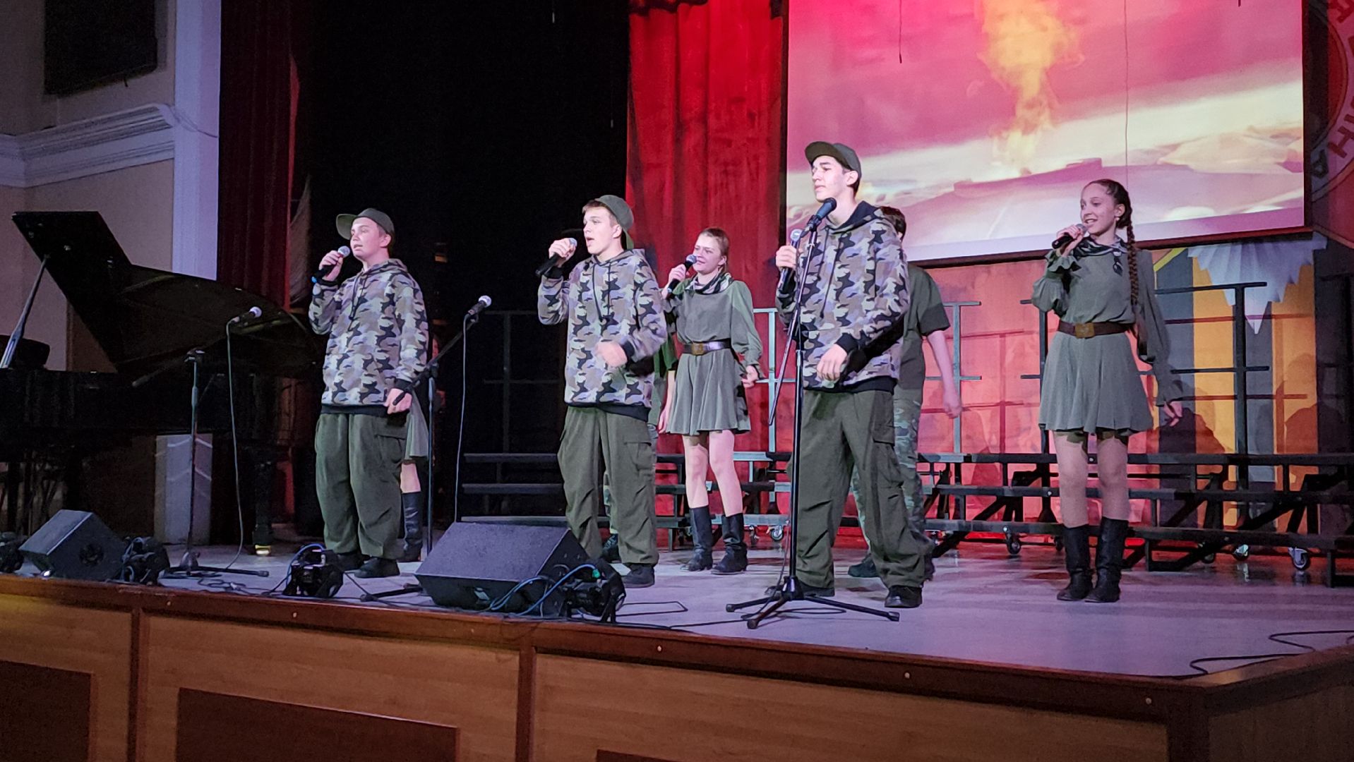 пушкино, день победы, концерт, детская школа искусств, песни военных лет, песни о родине, концерт ко дню победы,