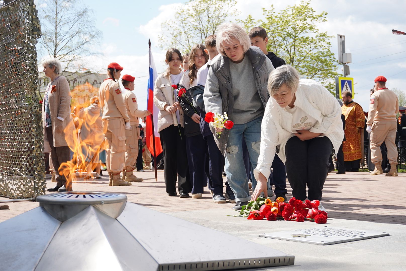 павловский посад, вечный огонь, день победы,