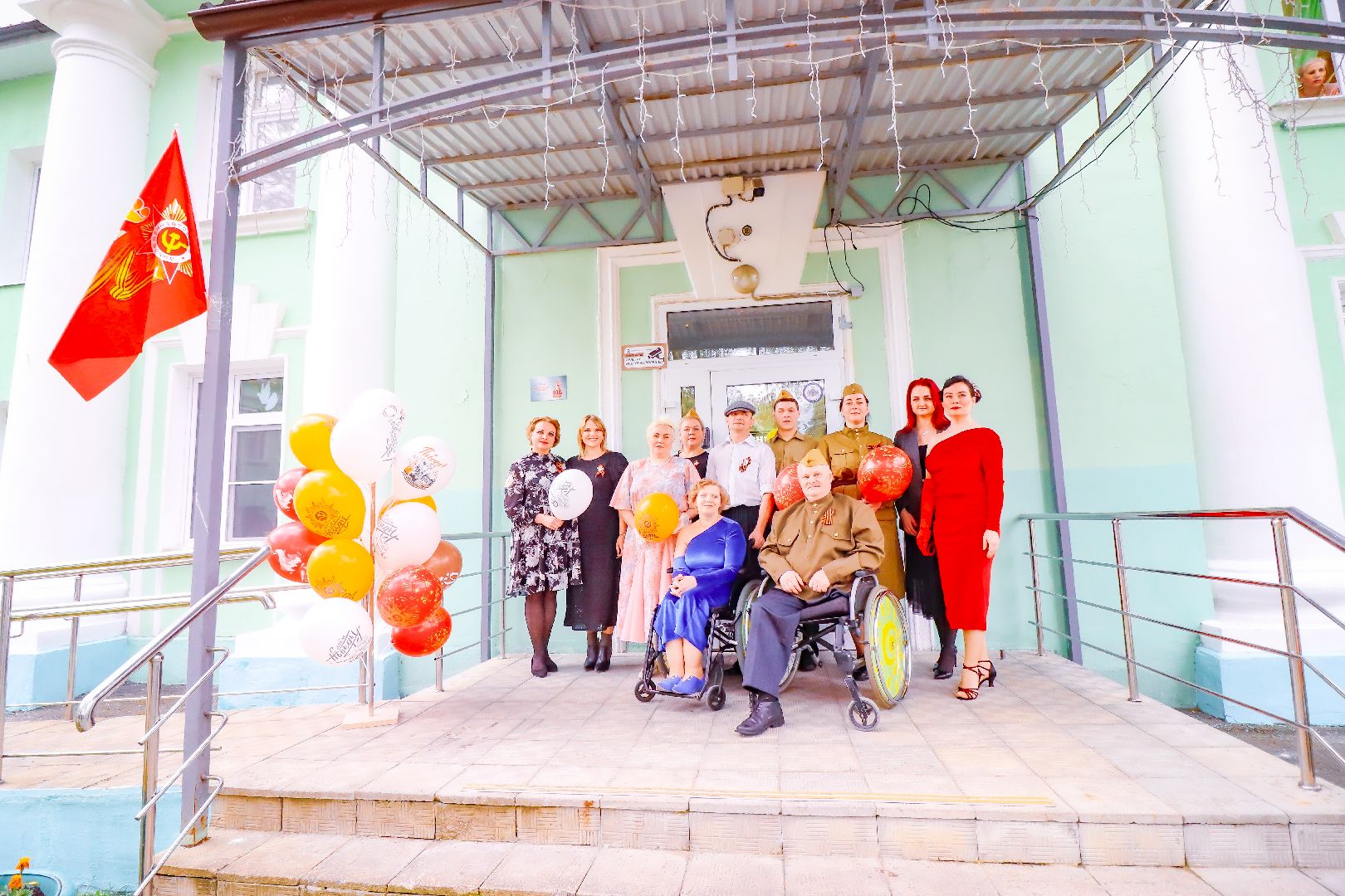 клин, общество, день победы, ветераны, табличка ветерану,