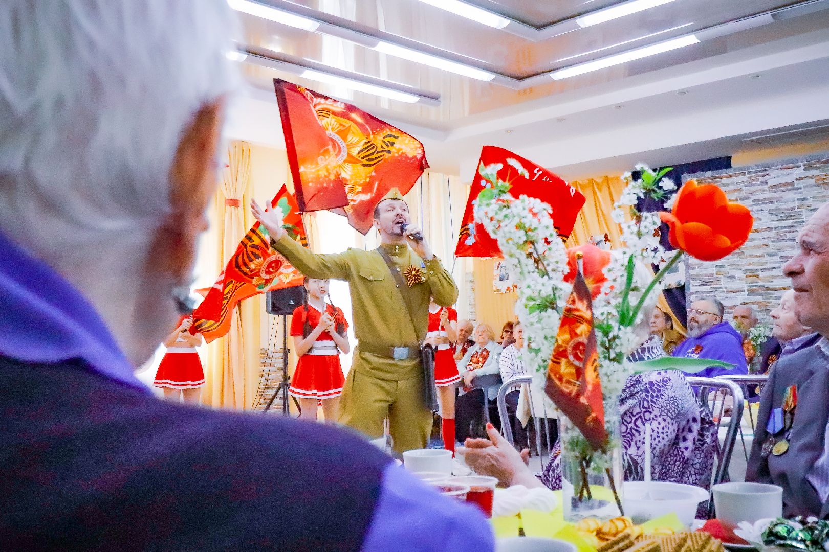 клин, общество, день победы, ветераны, табличка ветерану,