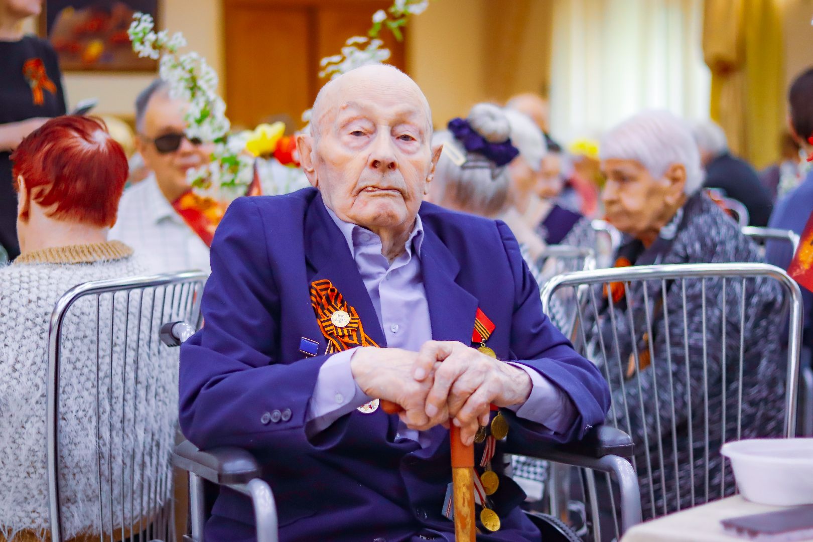 клин, общество, день победы, ветераны, табличка ветерану,