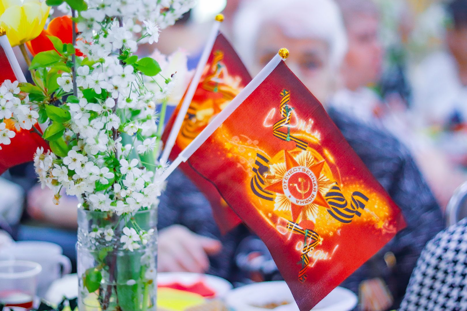 клин, общество, день победы, ветераны, табличка ветерану,