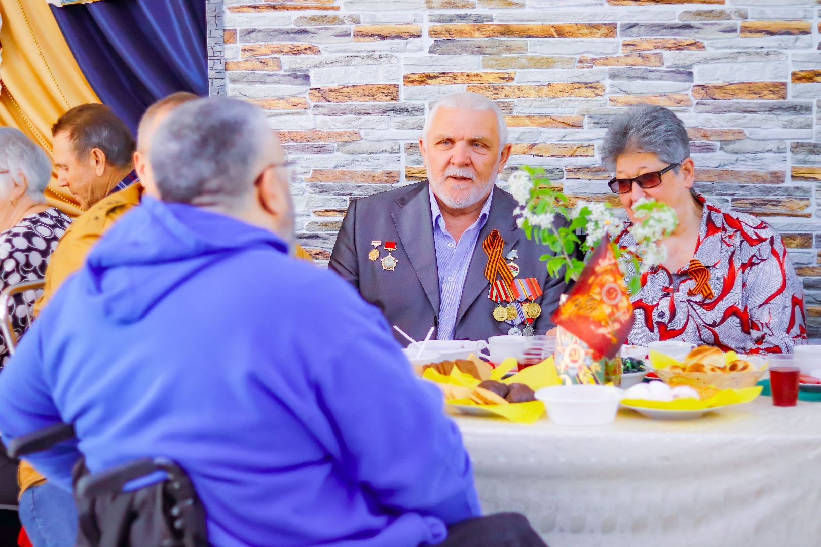 клин, общество, день победы, ветераны, табличка ветерану,