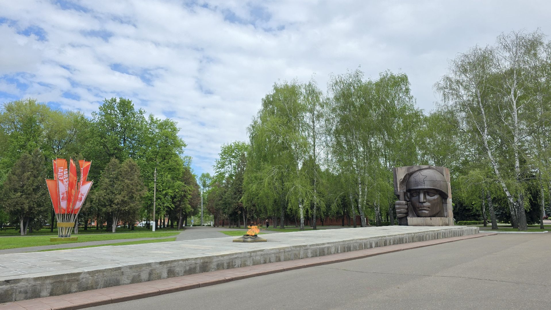 Коломна, 9 мая, день победы, украшение города,