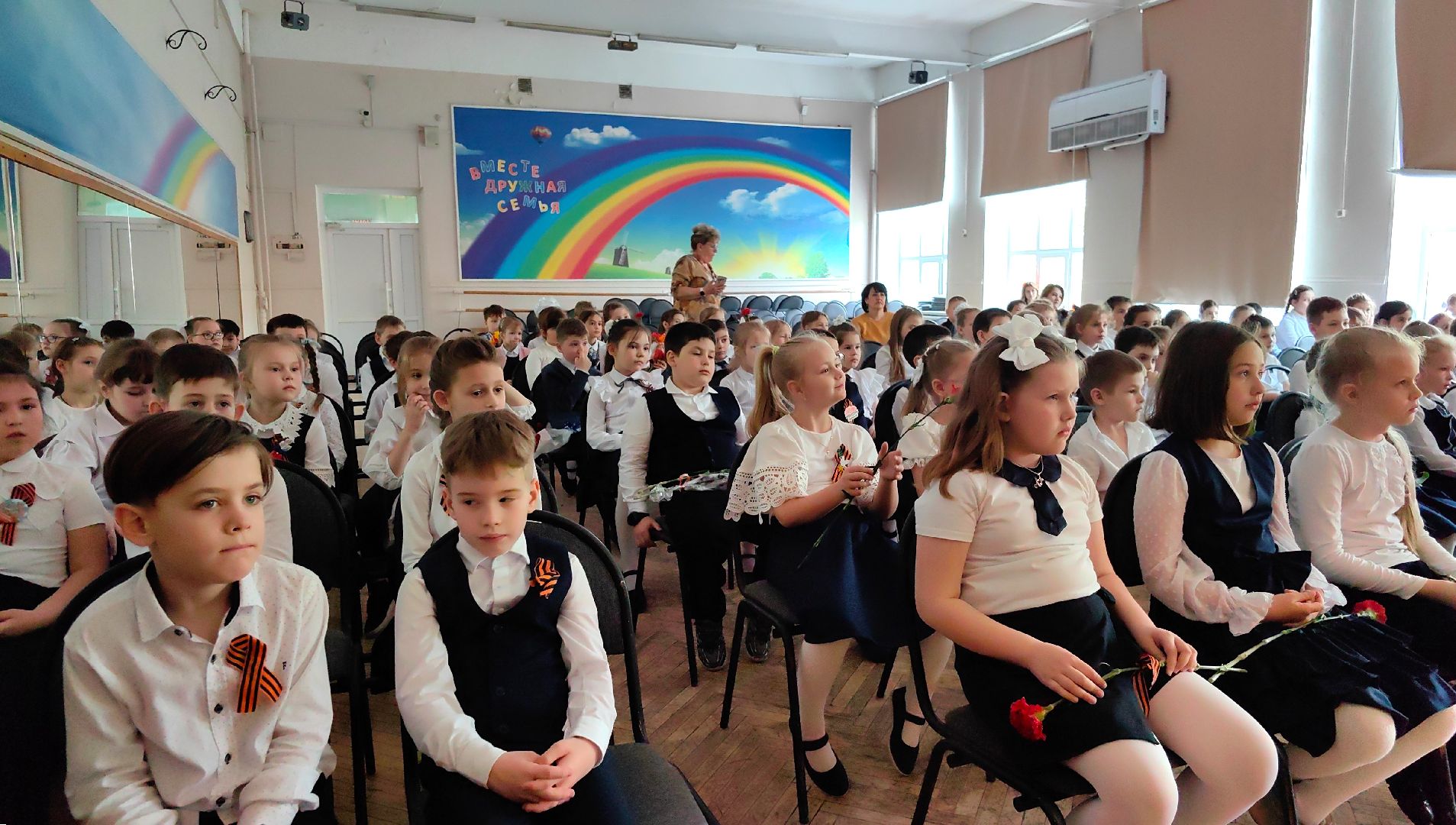 сценка, линейка, Блокадный Ленинград, ВОВ, радиолинейка,