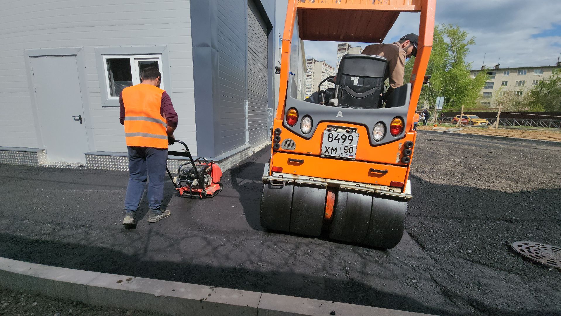 Асфальтирование , Асфальт , Магазин , Лобня,