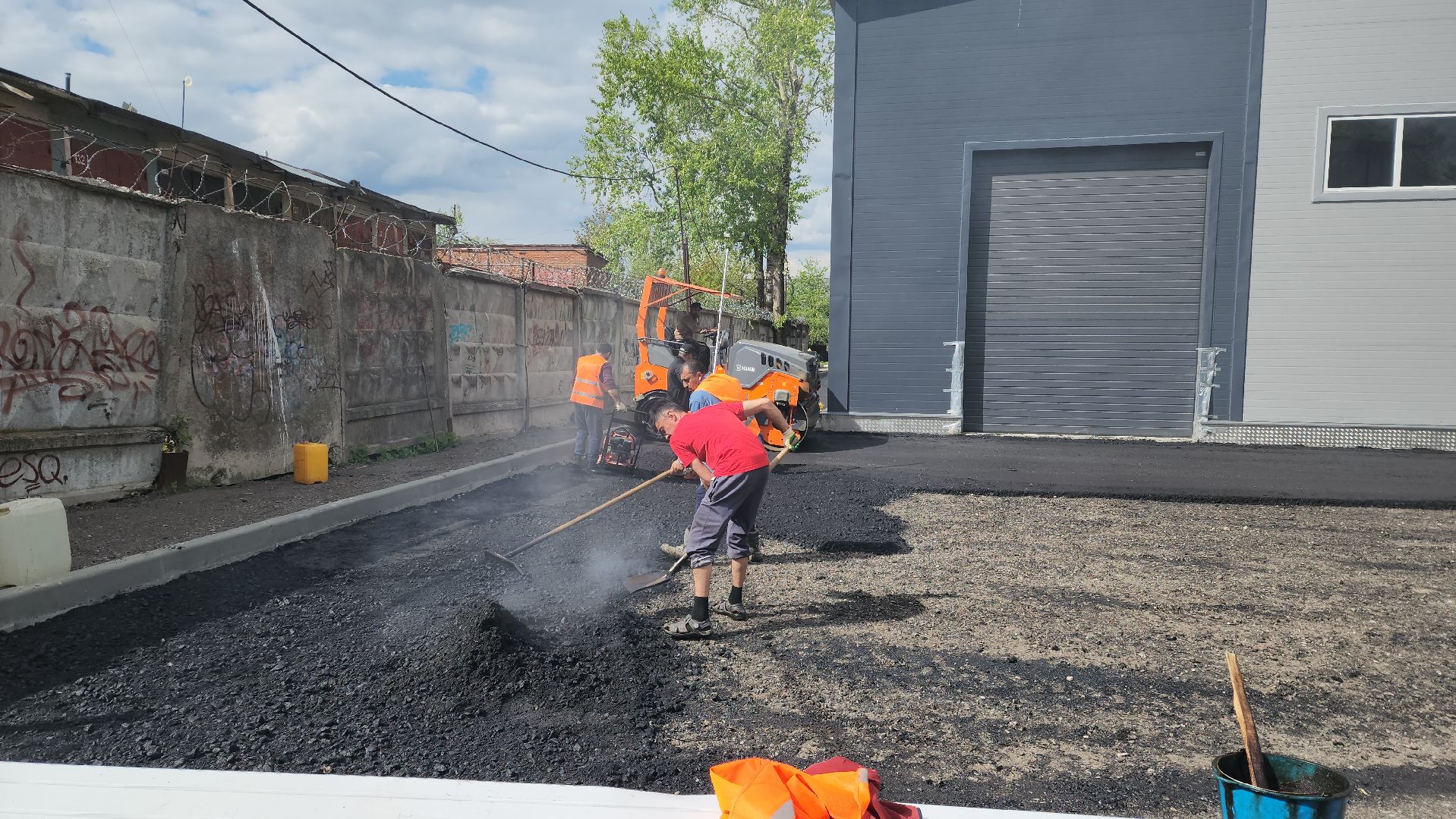 Асфальтирование , Асфальт , Магазин , Лобня,