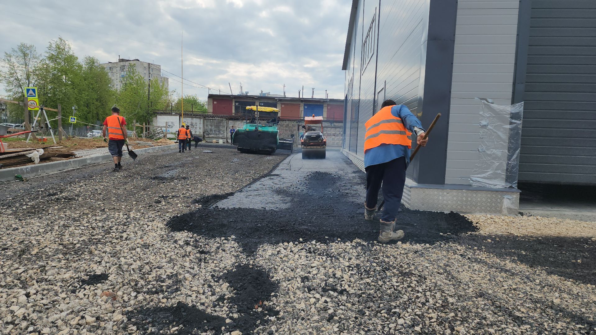 Асфальтирование , Асфальт , Магазин , Лобня,