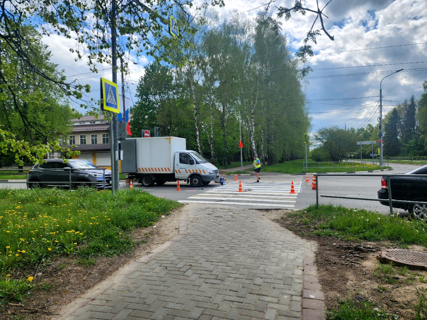 пущино, серпухов, мосавтодор, дороги, разметка,