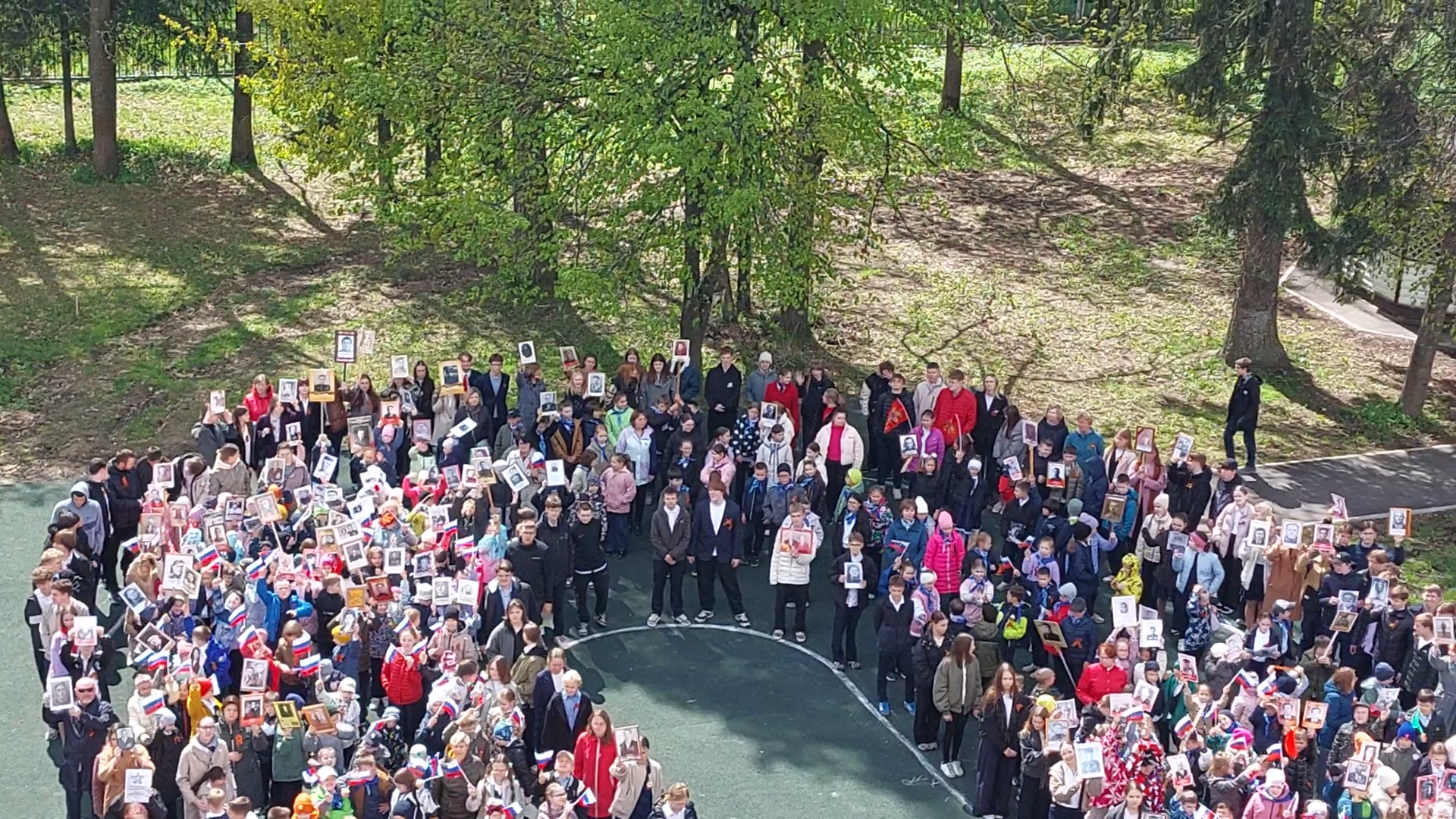 символы победы, нерушимая связь поколений, школа попова власиха, власиха школа им ас попова, марафон 1418,