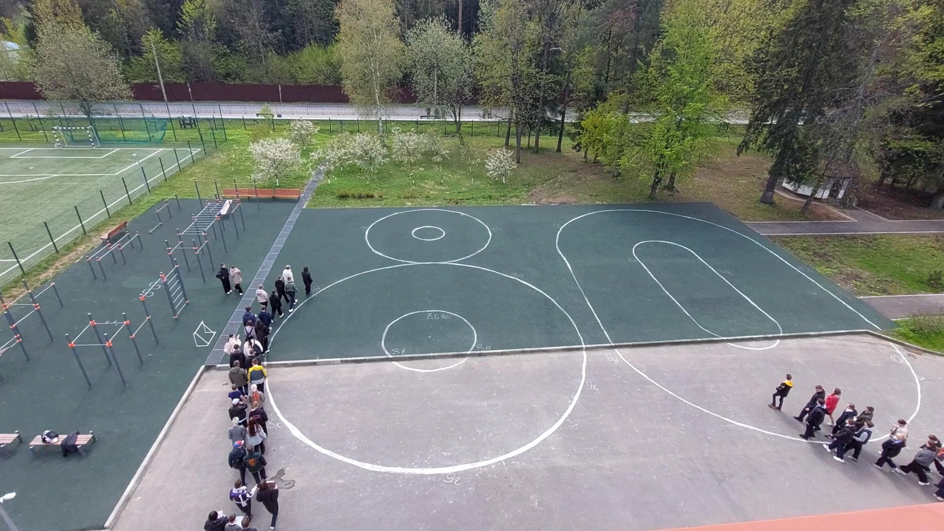 символы победы, нерушимая связь поколений, школа попова власиха, власиха школа им ас попова, марафон 1418,